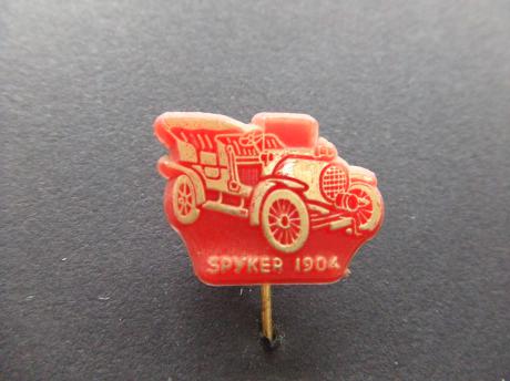Spyker 1904 rood oldtimer